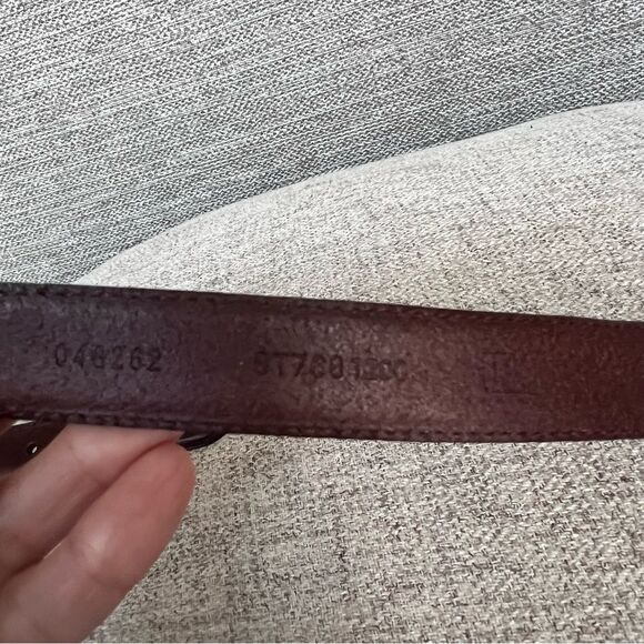 Vintage Fossil Brown Leather Belt With Ornate Buckle - Picture 8 of 9